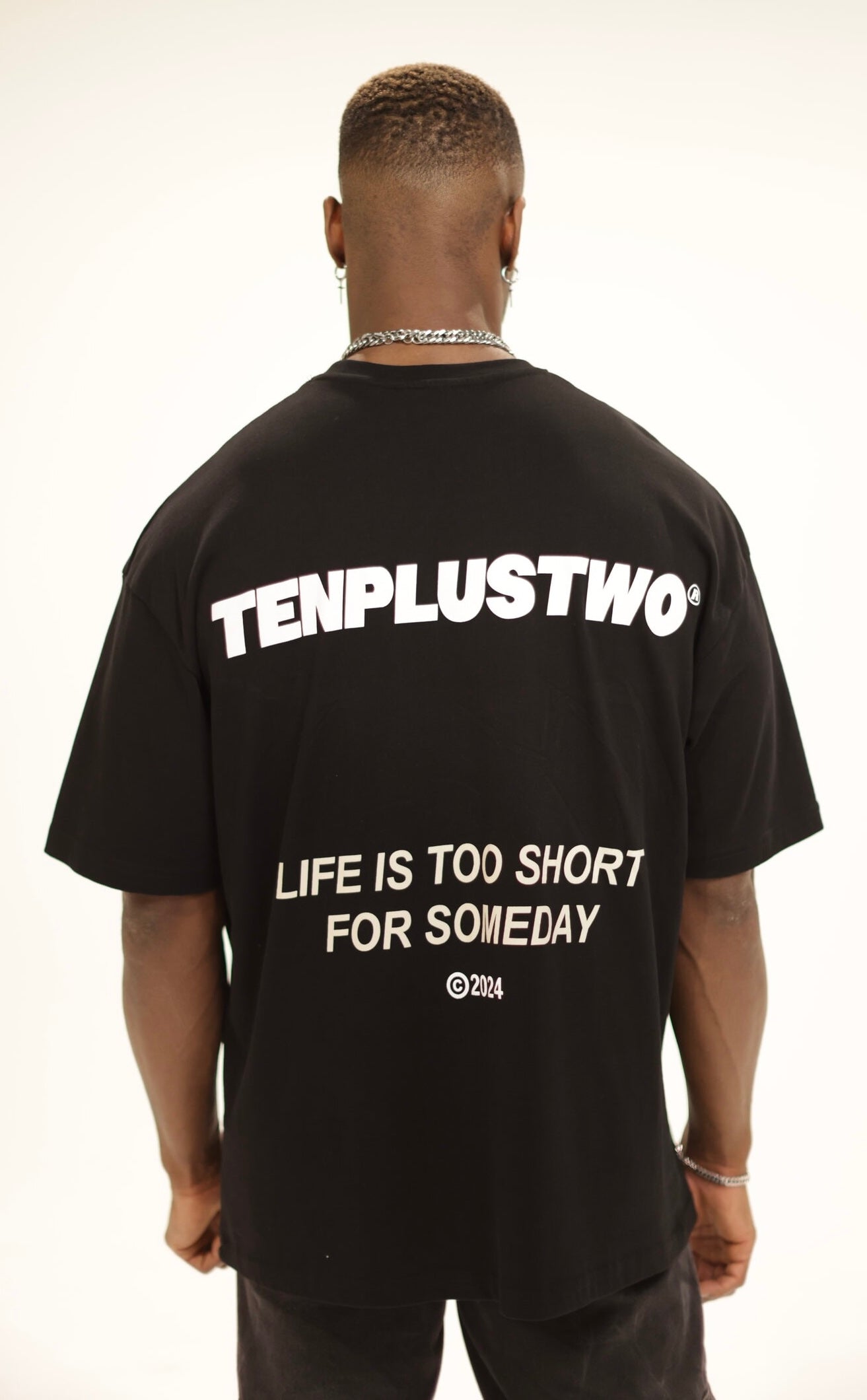 Oversized Black Tee
