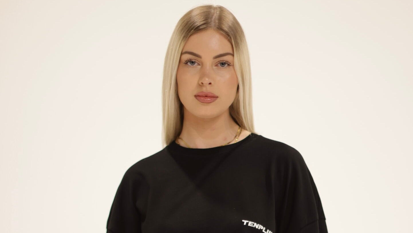 Oversized Black Tee