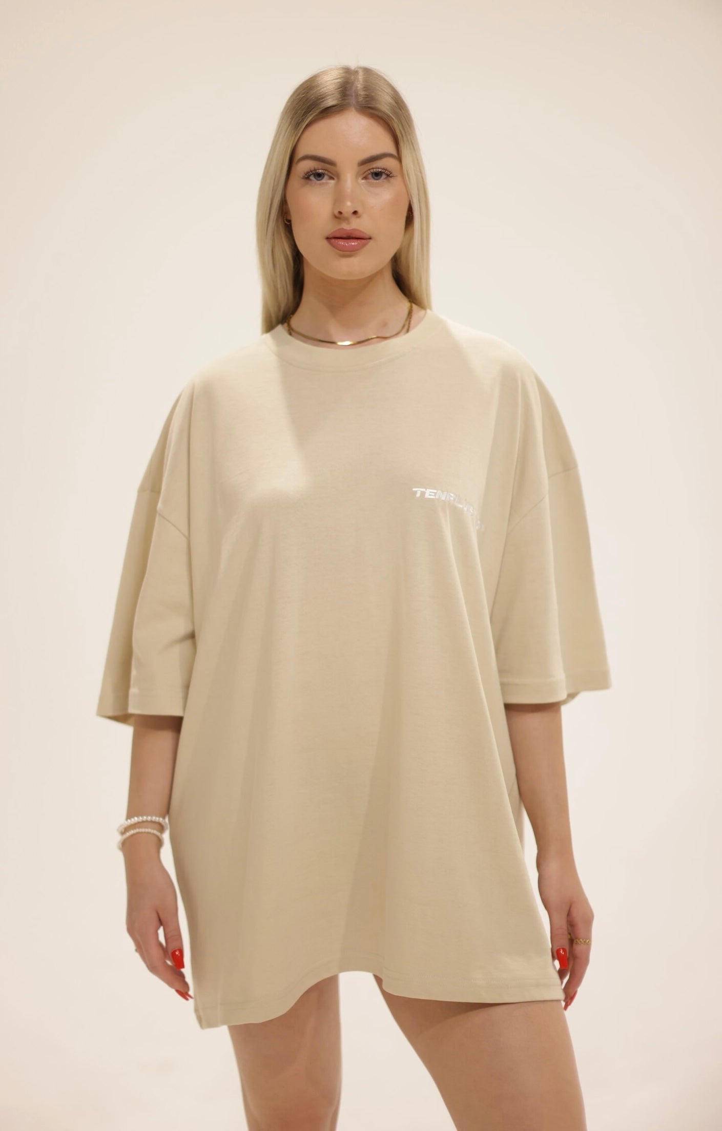 Oversized Creme Tee