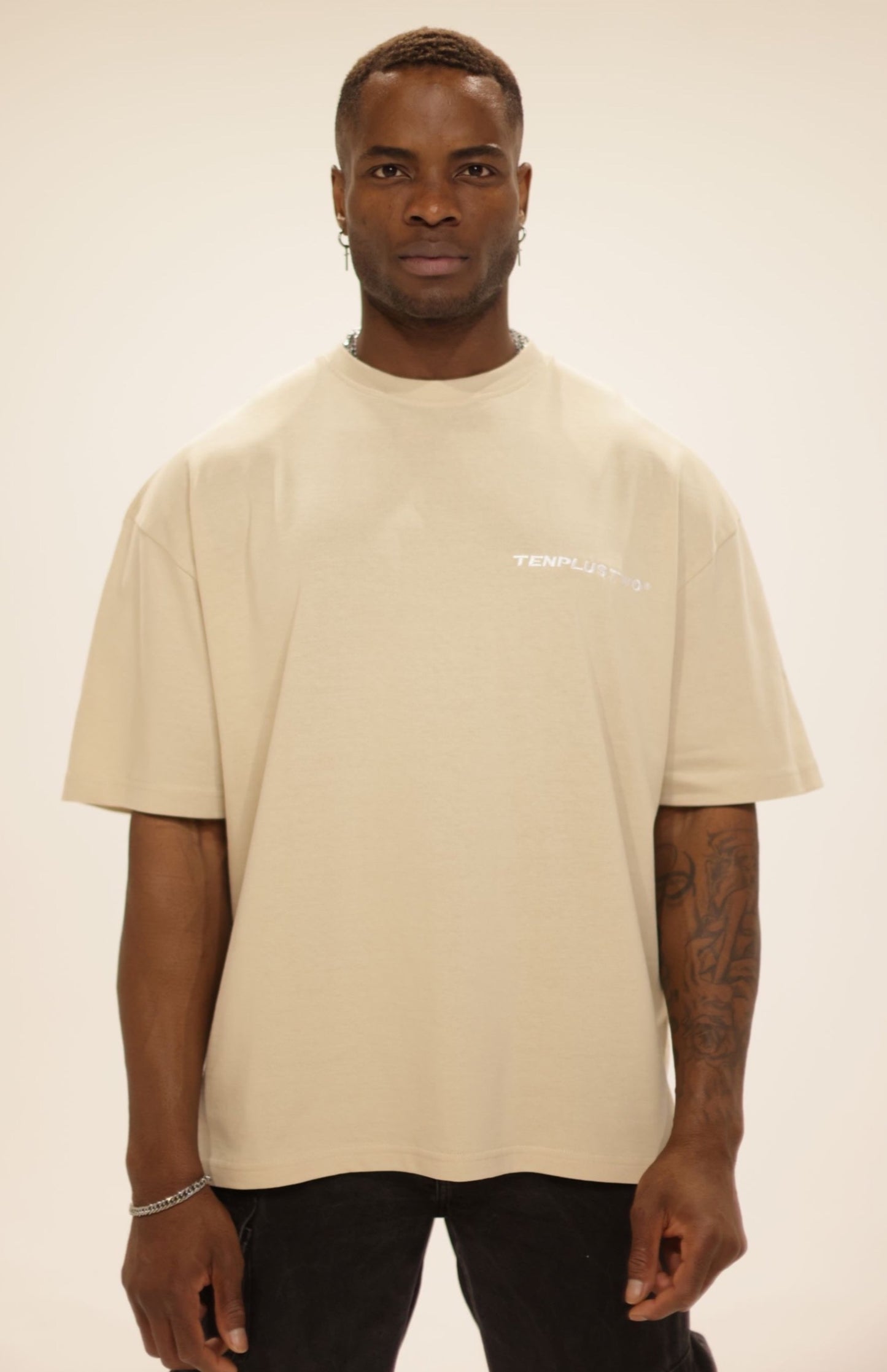 Oversized Creme Tee