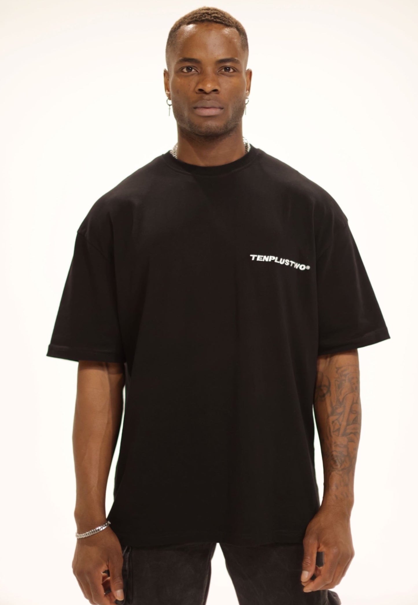 Oversized Black Tee