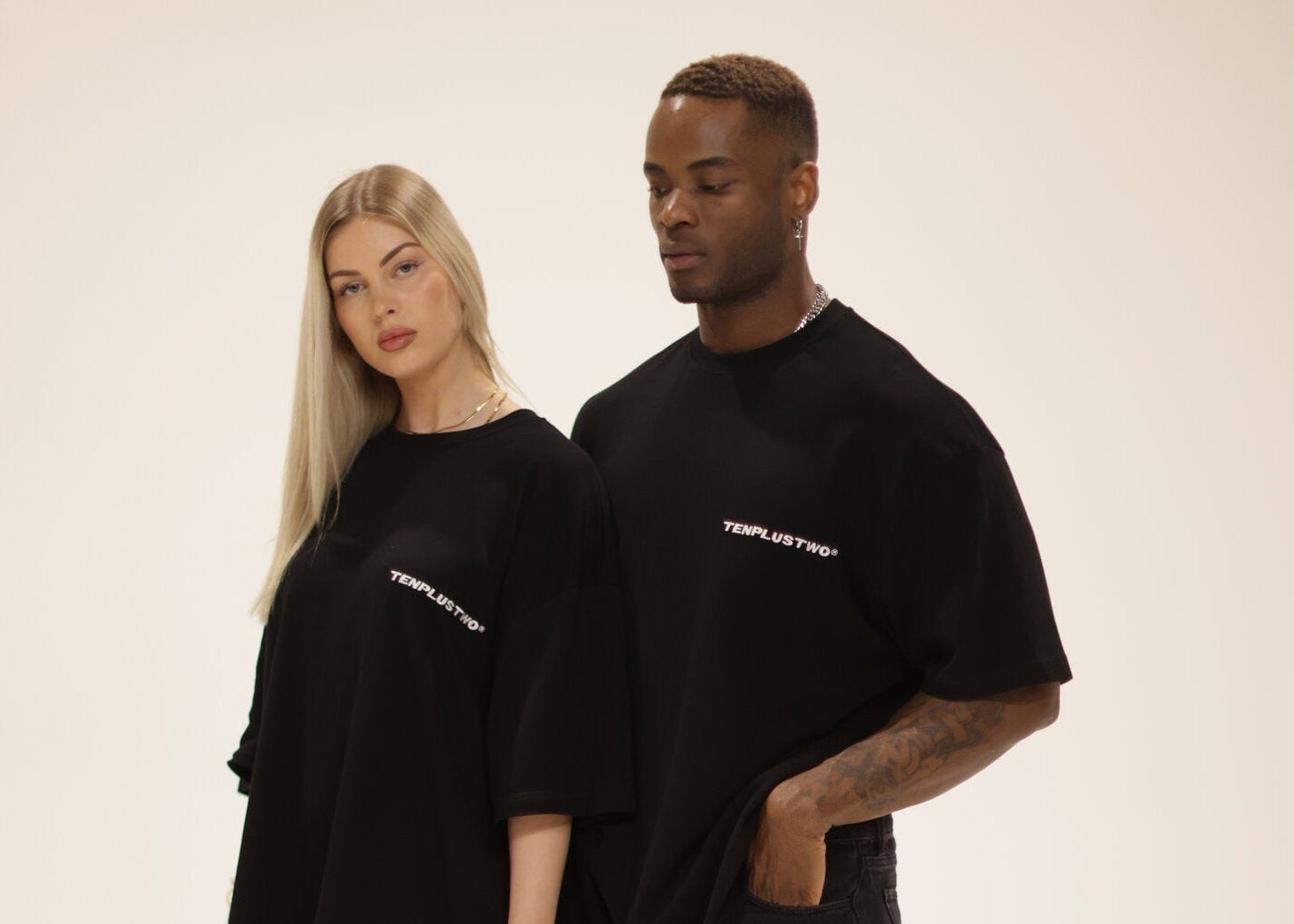 Oversized Black Tee